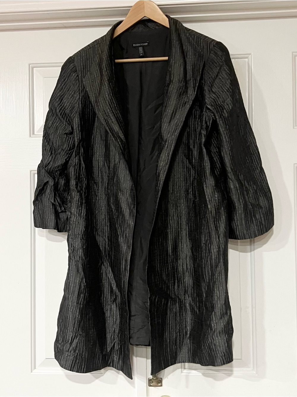 Eileen Fisher | Silk Open-Front Blazer Jacket